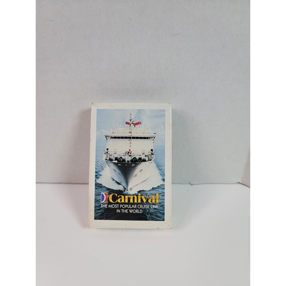 Vintage Carnival Cruise Line Playing Cards Deck Made in Hong Kong Souvenir